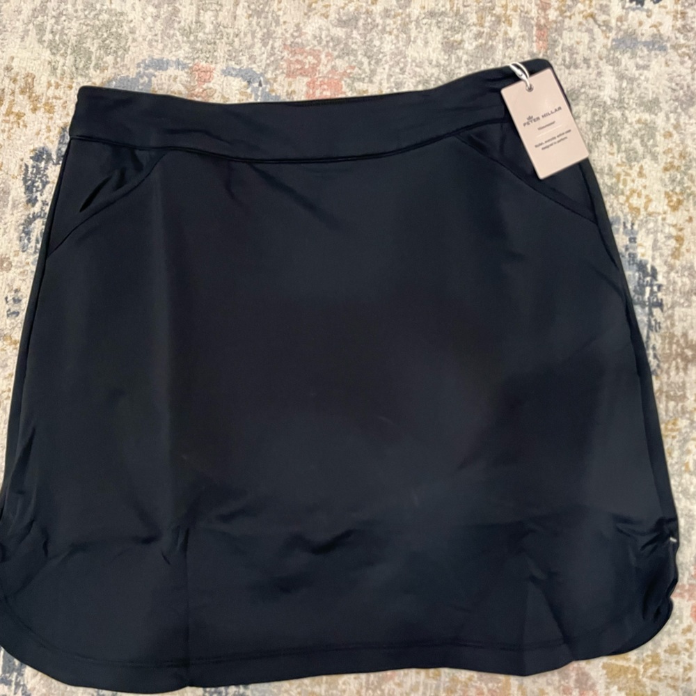 Black NWT Peter Millar golf skirt